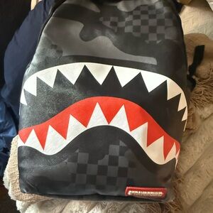 Stylish Black and Red Backpack